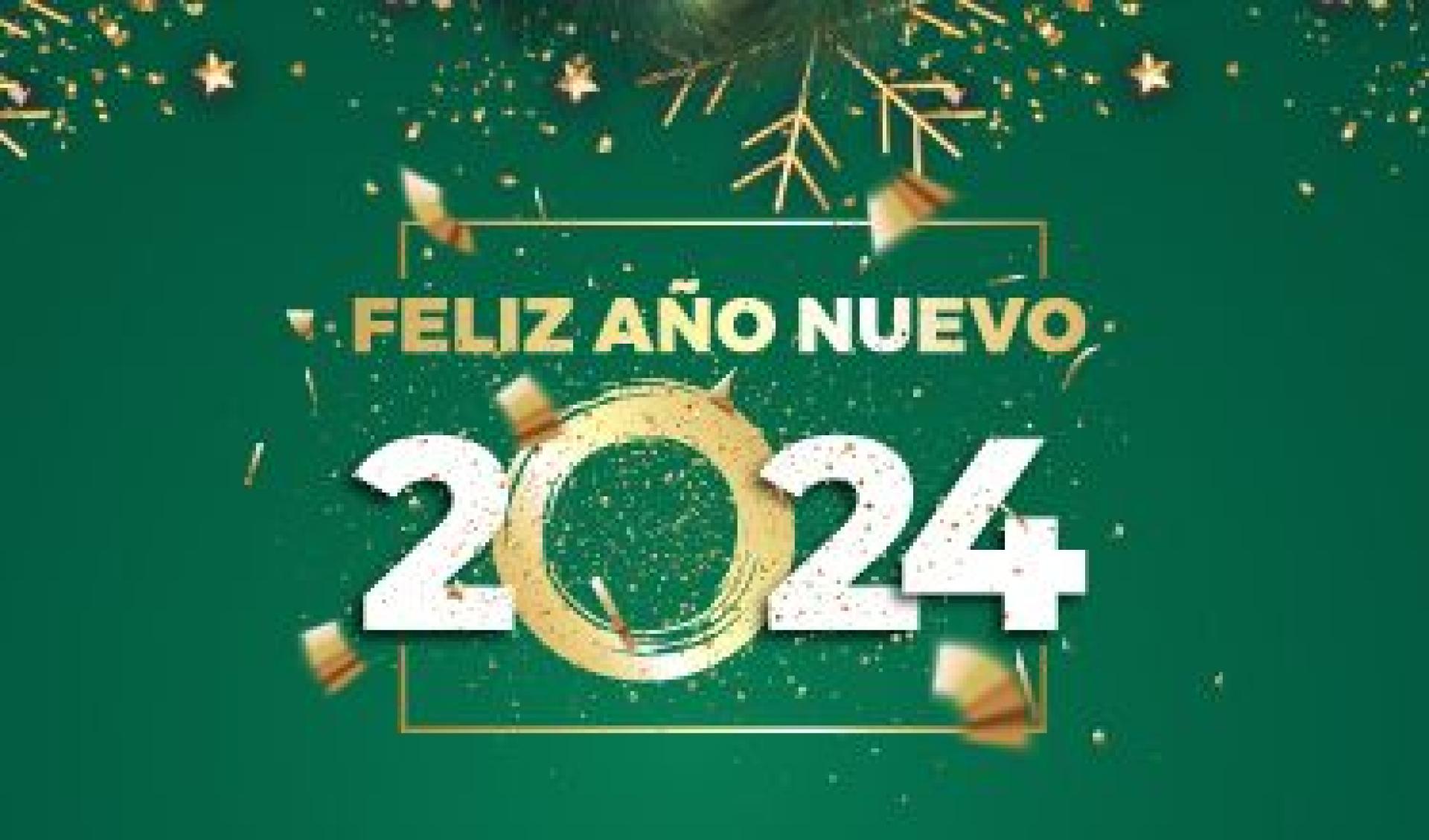 ¡Feliz y próspero año nuevo 2024! 
